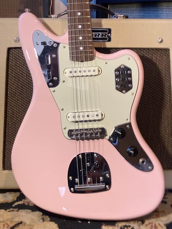 Fender FSR Traditional 60s Jaguar MIJ w/ Matching Headstock 2024 - Shell Pink image 1