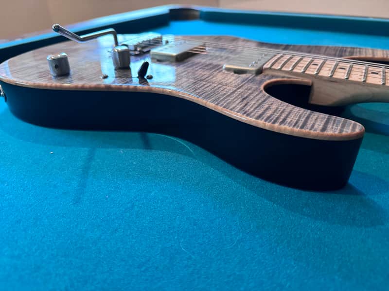 Suhr Modern Pro HH 510 with Maple Fretboard 2013 Trans Blue Denim