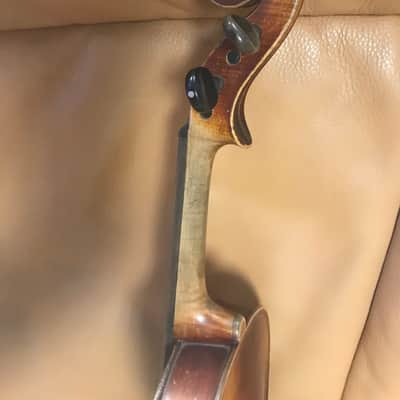 Vintage German Made 3/4 Size Antonius Stradivarius Copy Violin w/ Lifton Case +Glasser Bow. Sale Benefits Music Education Nonprofit! image 10
