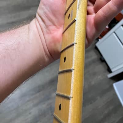 Warmoth Stratocaster replacement neck - Nitrocellulose Lacquer Relic Finish image 20