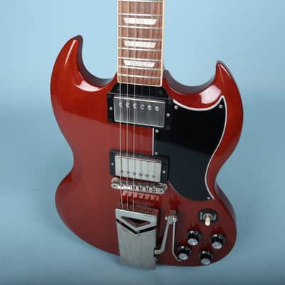 2020 Gibson SG Standard '61 Sideways Vibrola Vintage Cherry image 3