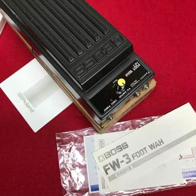 Boss FW-3 Foot Wah in the original box with manual, warranty card etc.  Sounds great! image 6