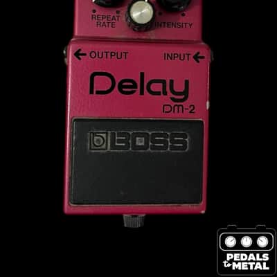 Boss DM-2 Delay (Black Label) 1981 - 1984 - Pink - X18953 image 2