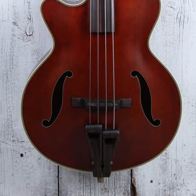 Takamine TB10LH 4 String Fretless Upright Acoustic Electric Bass Guitar w Case image 4