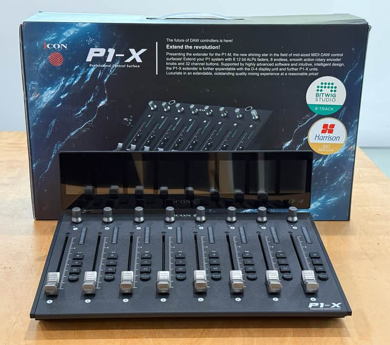 Icon P1-X Motorized DAW controller w/ D4 Display image 1