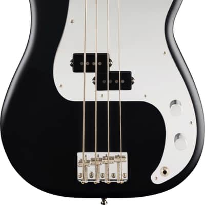 Fender Steve Harris Signature Iron Maiden 50th Anniversary Limited Edition Precision Bass 4-String Bass Guitar, Maple Fingerboard, Satin Black image 2