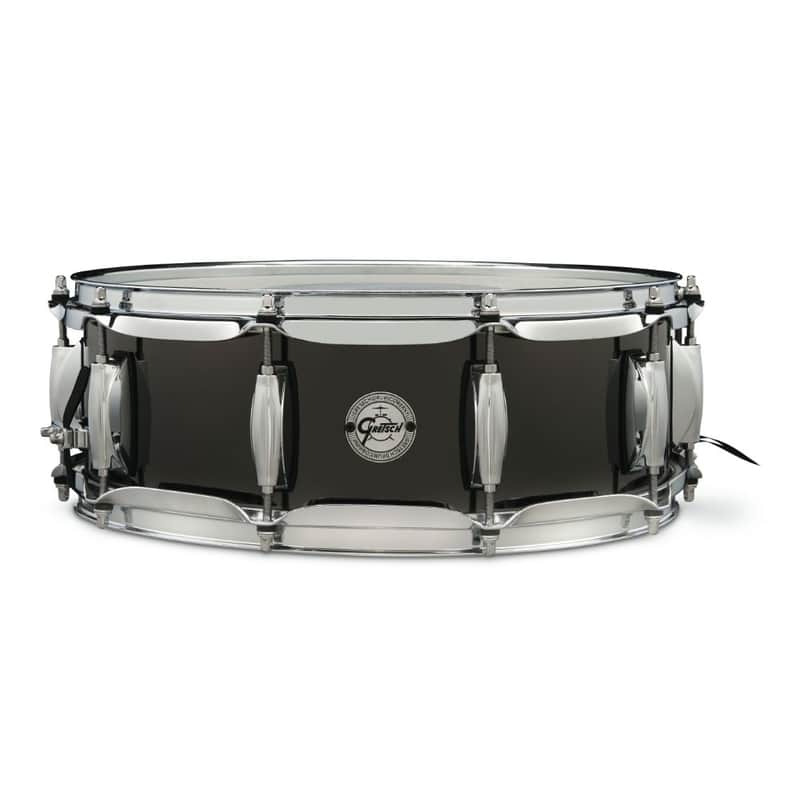 Gretsch S1-0514-BNS Full Range Series Black Nickel Over Steel 5x14" Snare Drum image 1