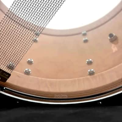 DW Collectors Maple Snare Drum 14x10 Satin Natural image 4