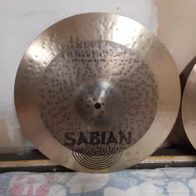 Sabian 14" HH Hand Hammered Duo Hi-Hat Cymbals (Pair) 2002 - 2003 - Natural image 4