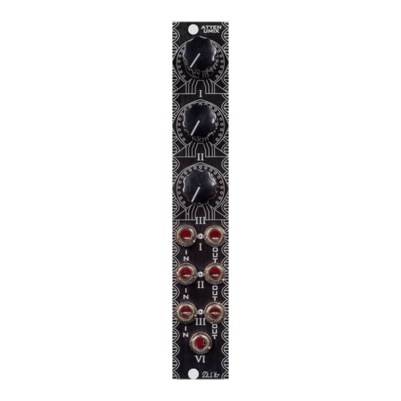 Zlob Modular Attenumixer Eurorack Triple Summed Attenuator Module image 1