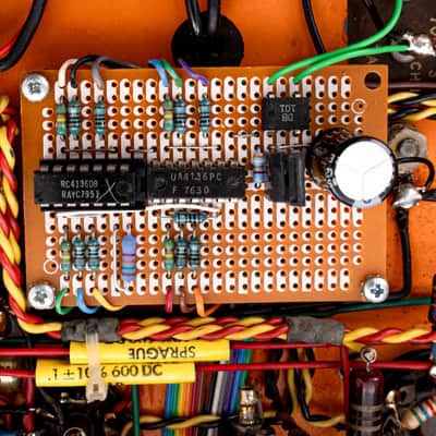 1970 Orange Matamp SL-100 Slave Amplifier w/ GEC KT88 Quad, Ormat image 14