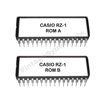 Casio RZ-1 SOUND KIT EPROM with Sp12 - DMX - TR-808  - TR-909 -  RX-11 Sounds Eproms