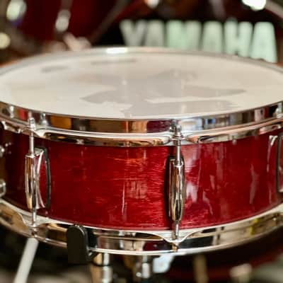 Gretsch Catalina Birch snare drum 5x14" 2000s - Red Cherry lacquer image 3