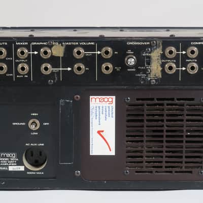 Moog Synthesizer Amplifier Synamp model 301A with four independent MKPE parametric equalizers and more (serviced) image 3