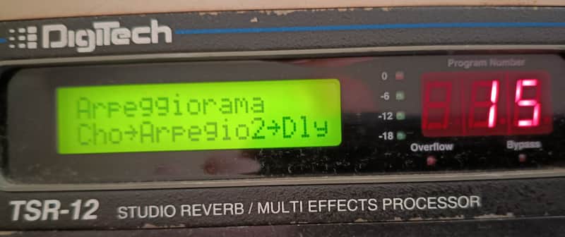 Digitech TSR-12 Rackmount Studio Reverb Multi Effects Processor image 1