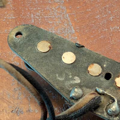 Fender Telecaster Blackguard Neck Pickup Original Vintage 1952 Chrome Amazing! image 6