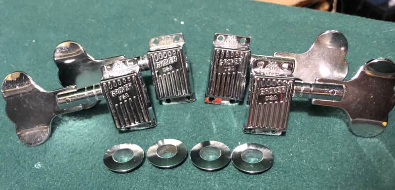 Grover Slimline Wavy Bass Tuners for Rickenbacker Basses Bild 1