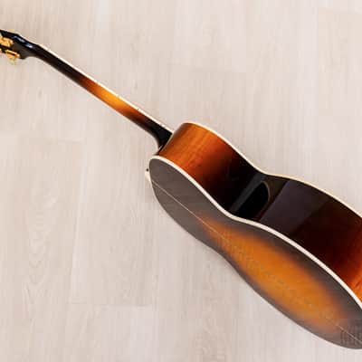 1995 Gibson J-200 Jumbo Guitar Vintage Sunburst, Figured Maple w/ Case image 15