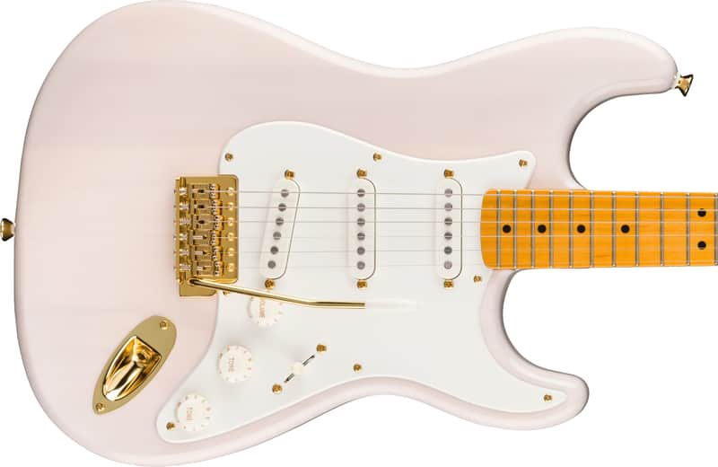 Squier FSR Classic Vibe '50s Stratocaster White Blonde w/Gold Hardware image 1