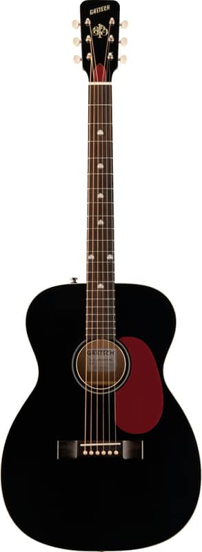 Gretsch Nick 13 Outlaw Heart Grand Concert Black Acoustic Electric Guitar image 1
