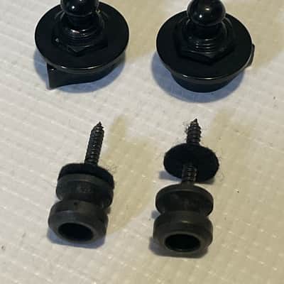 2020's Era Fender Stratocaster Schaller Germany Electric Guitar Black Strap Locks Set