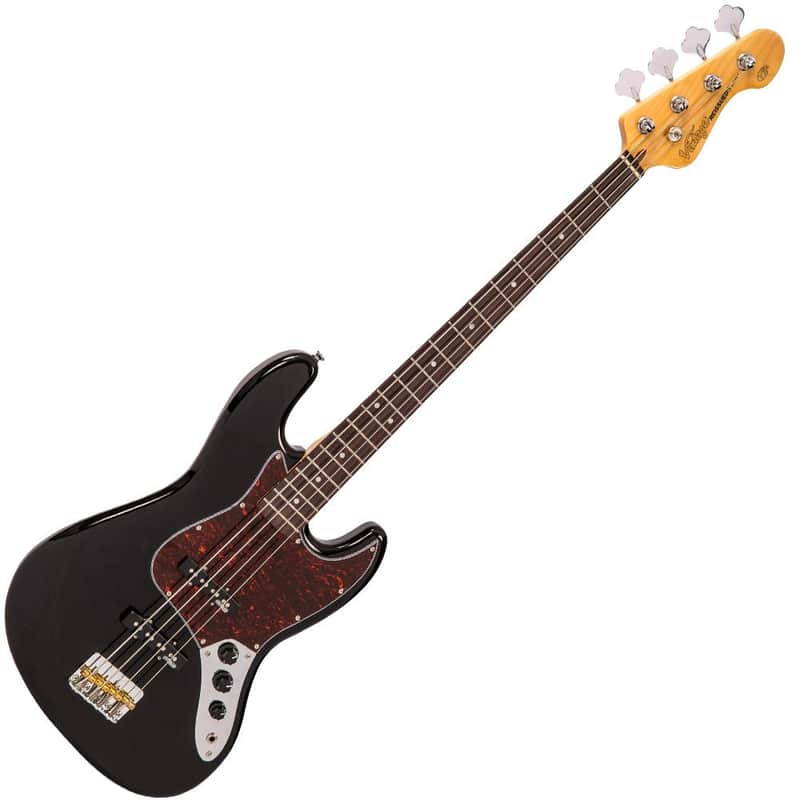 Vintage Vintage VJ74 ReIssued Bass ~ Boulevard Black Boulevard...