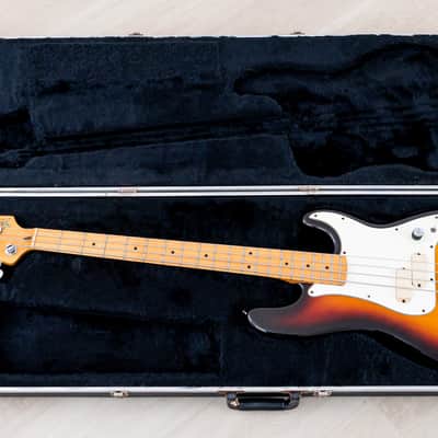 1983 Fender Precision Bass Elite II Sunburst, 100% Original w/ Case image 24