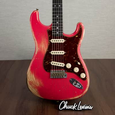 Fender Custom Shop 69 Stratocaster Heavy Relic Electric Guitar, Ebony Fingerboard - Watermelon King - CHUCKSCLUSIVE - #R126000 image 1