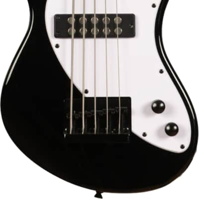 Kala Solid Body 5-String Electric U-BASS, Laurel Fingerboard, Jet Black