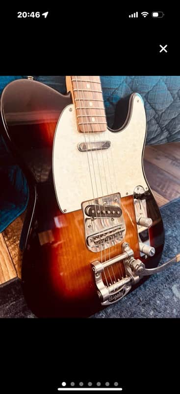 Fender Vintera 60 Bigsby 3sb MXC 2020 - Sunburst image 1