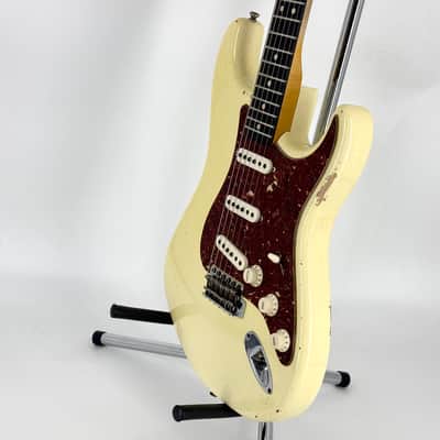 2015 Fender Custom Shop '63 Stratocaster Journeyman Relic - Vintage White image 6