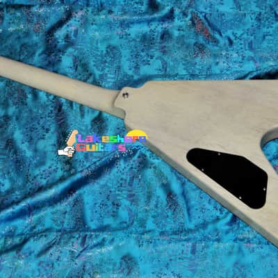 Gibson NAMM Flying V  Custom Shop From Japan 2017 Trans Blue image 6