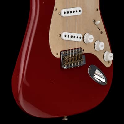 Fender Custom Shop Limited Edition 1954 Roasted Stratocaster Journeyman Relic - Cimarron Red #0482 image 6