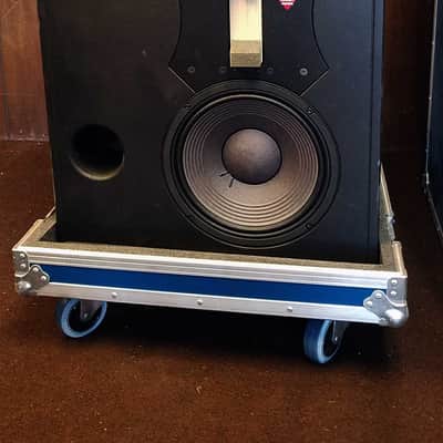 1-Pair-Stage-Accompany-Master-M57-Studio-Monitors-in-Flight-Cases-Never-Used image 1