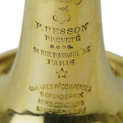 F. Besson Breveté Pre - 1945 - Gold Plate image 3