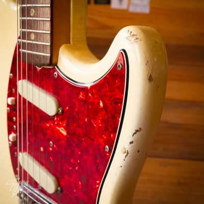 Fender Mustang Olympic White 1966 image 13
