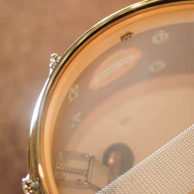Slingerland 6.5x14 Radio King Artist Black Diamond Pearl Snare Drum image 6