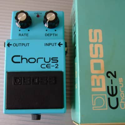 Boss CE-2 Chorus (Blue Label) 1979 - 1984 - Blue X4684 | Reverb