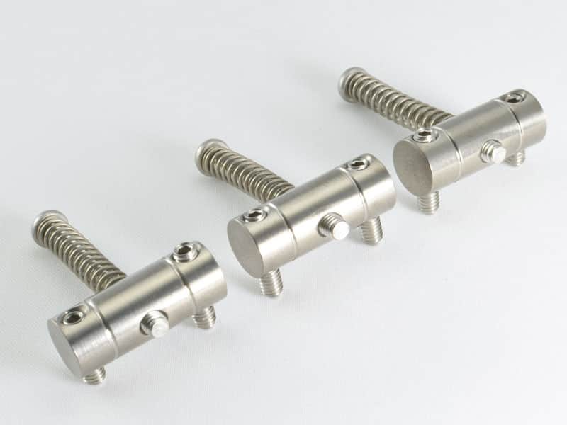 KTS PR-08 - Titanium Barrel Saddle Set for USA & Japan Telecaster Bridge image 1