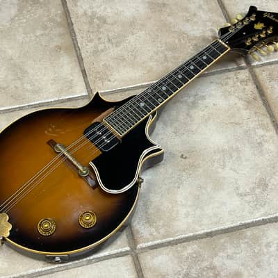 1959 Gibson EM-200 Florentine Electric Mandolin sunburst image 17