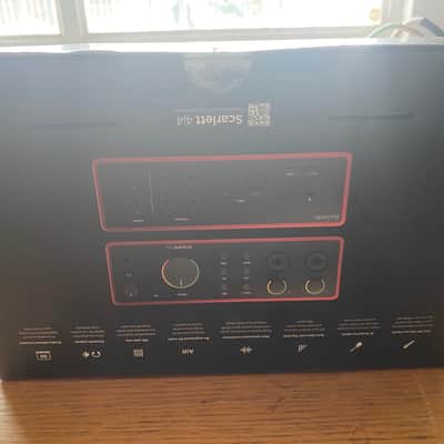 Focusrite Scarlett 4i4 4th Gen USB Audio Interface 2023 - Present - Red image 2