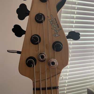 Roscoe Classic 5 - Aguilar Pickups/Bartolini 3 band Preamp 2019 Spalted Clear finish image 6