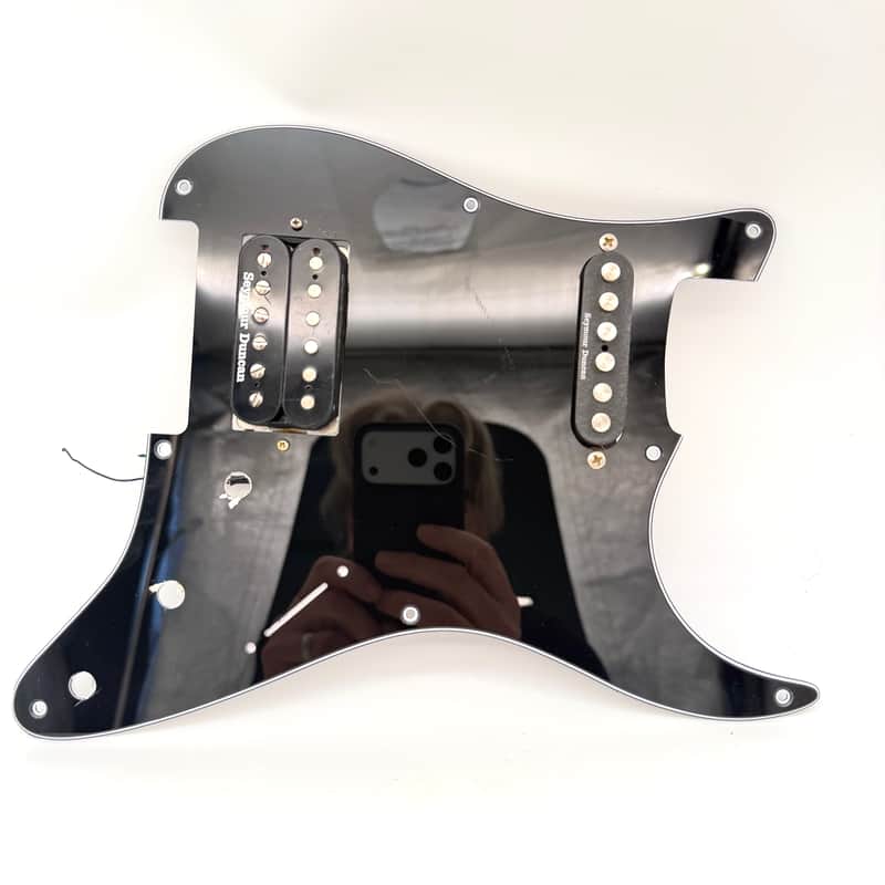Stratocaster Loaded Pickguard Duncan Pearly Gates SSL-7 bplg603 image 1