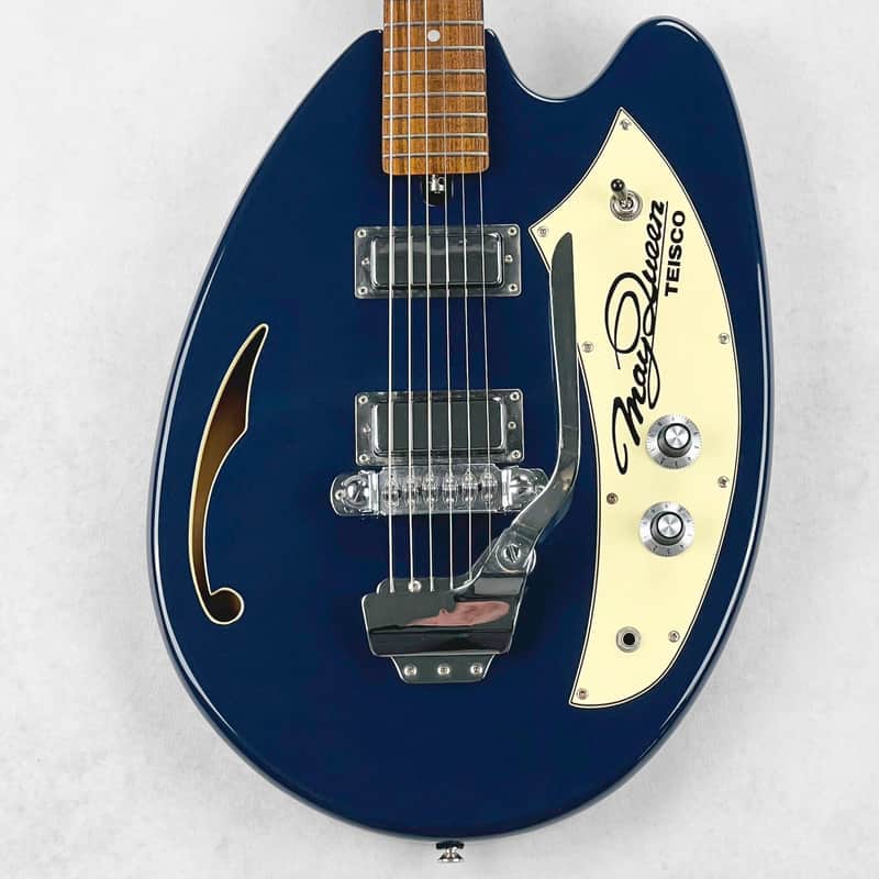Teisco MQ-56 May Queen Reissue 1999 - Navy Blue image 1