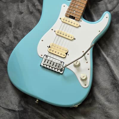 2021 Jackson MJ Series Misha Mansoor Signature So-Cal 2PT Electric Guitar - Daphne Blue + Jackson Case image 1