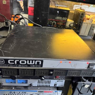 Crown Micro-Tech 1200 Power Amplifier | Reverb