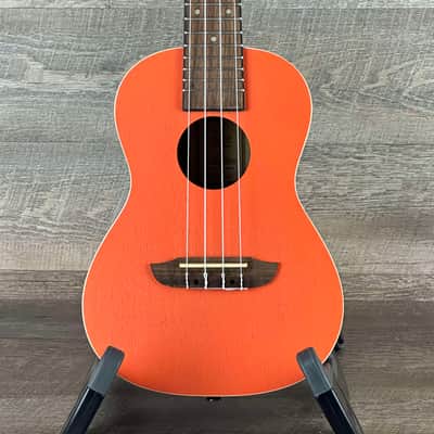 Ortega Earth Series Concert Ukulele - Pumpkin Orange image 1
