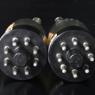 CV6-6SN7 V.R.135 10E/392 GEC Military Grade Black Round Crimped Plate Amplitrex image 9
