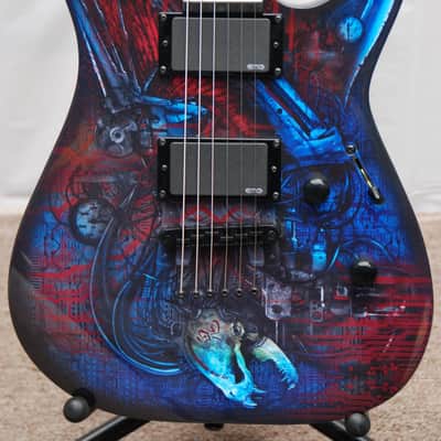 ESP LTD (2 Guitars) Limited Edition Biotech w/Custom Graphic Combo M Vampire & Vampire Viper image 7