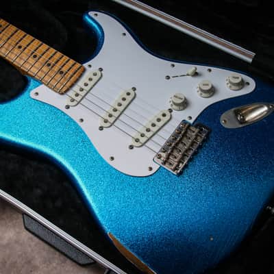 XOTIC USA XSC-1 Medium Relic California Classic "Blue Sparkle + Maple" (2019) image 2